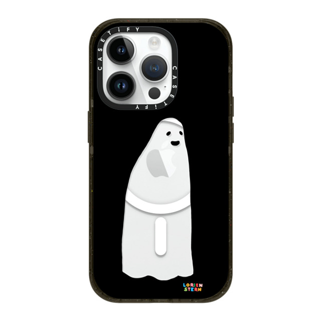 Lorien Stern x CASETiFY iPhone 14 Pro ケース ブラック インパクトケース MagSafe対応 Ghost Mirror