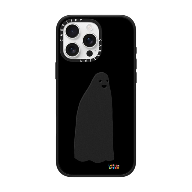 Lorien Stern x CASETiFY iPhone 16 Pro Max ケース マットブラック インパクトケース MagSafe対応 Ghost Mirror