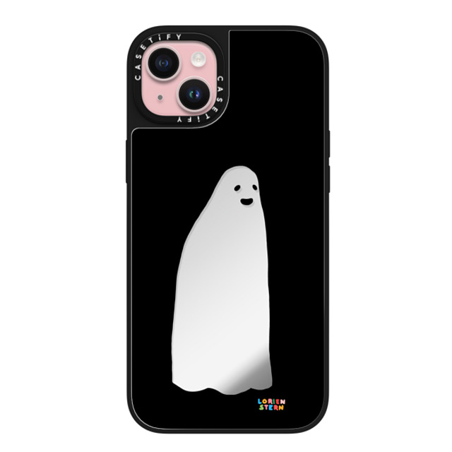 Lorien Stern x CASETiFY iPhone 15 Plus ケース Cartoon,Minimalism Silver on Black ミラーケース MagSafe対応 Ghost Mirror Back to School Lorien Stern x CASETiFY iPhone 15 Plus ケース Cartoon,Minimalism Silver on Black ミラーケース MagSafe対応 Ghost Mirror Back to School