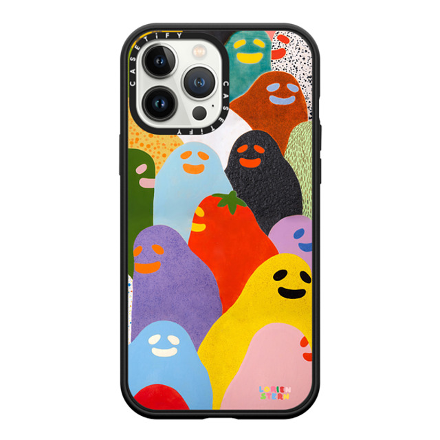 Lorien Stern x CASETiFY iPhone 13 Pro Max Case Cartoon,Pattern マットブラック Impact Case MagSafe Compatible After Party Mother's Day Lorien Stern x CASETiFY iPhone 13 Pro Max Case Cartoon,Pattern マットブラック Impact Case MagSafe Compatible After Party Mother's Day