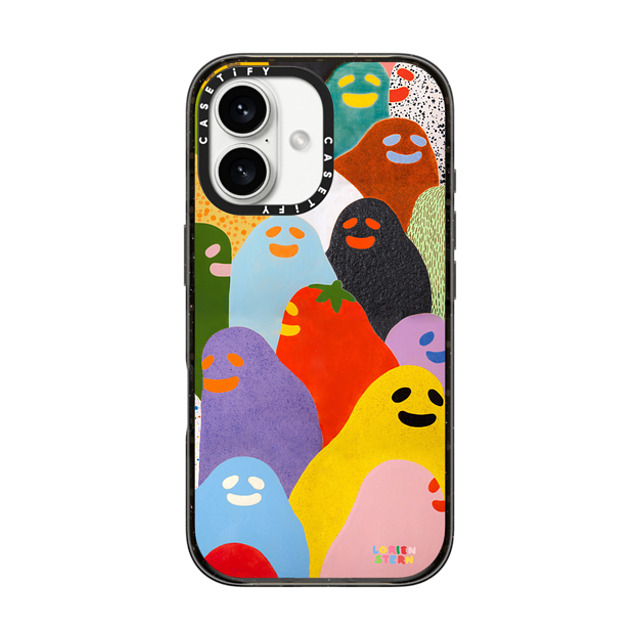 Lorien Stern x CASETiFY iPhone 16 ケース ブラック インパクトケース MagSafe対応 After Party