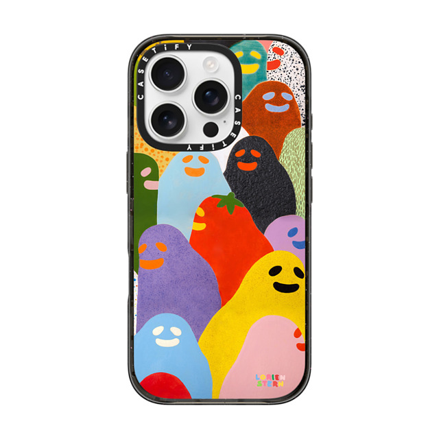 Lorien Stern x CASETiFY iPhone 16 Pro ケース ブラック インパクトケース MagSafe対応 After Party