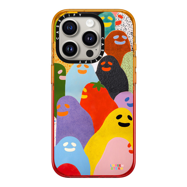 Lorien Stern x CASETiFY iPhone 15 Pro ケース Peach Haze インパクトケース After Party