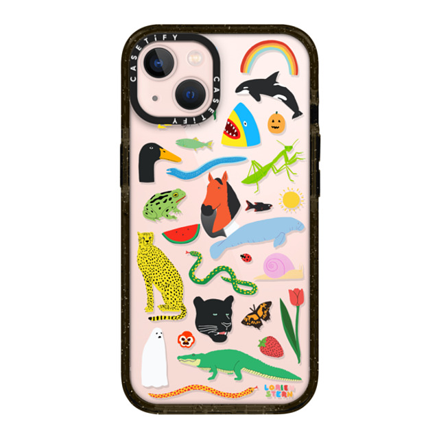 Lorien Stern x CASETiFY iPhone 13 ケース ブラック インパクトケース Beautiful Planet