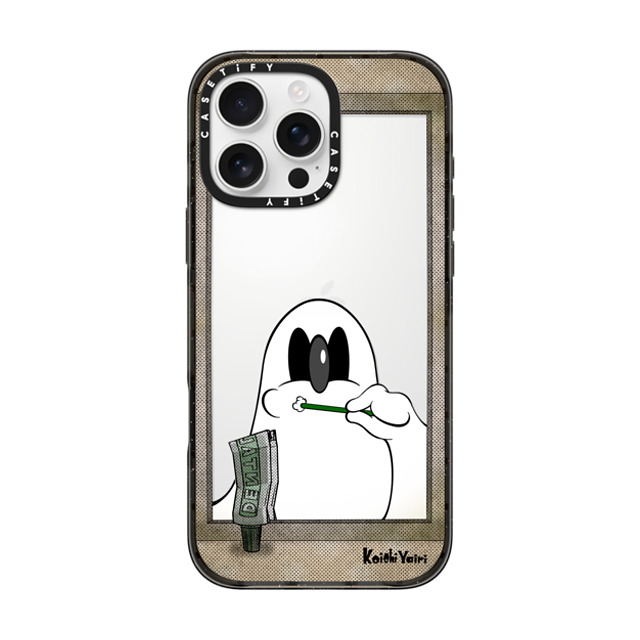 Koichi Yairi x CASETiFY iPhone 16 Pro Max Case Cartoon,Pop Art Black インパクトケース Ghost & Miller Mother's Day Koichi Yairi x CASETiFY iPhone 16 Pro Max Case Cartoon,Pop Art Black インパクトケース Ghost & Miller Mother's Day