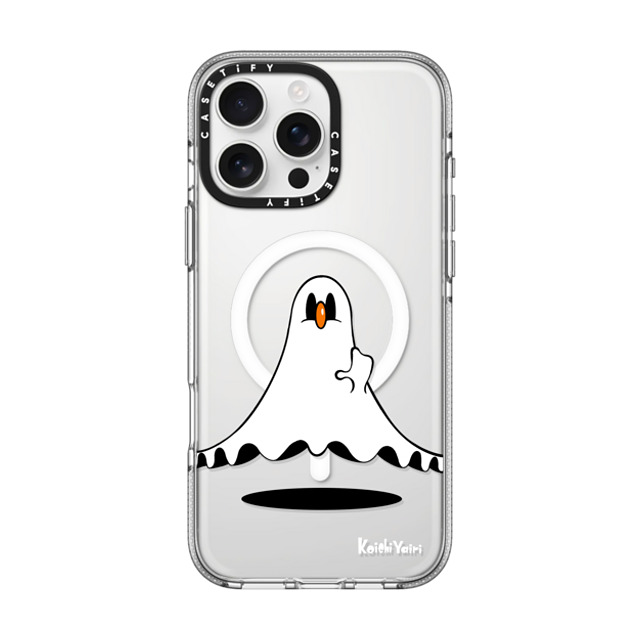 Koichi Yairi x CASETiFY iPhone 16 Pro Max ケース Cartoon,Pop Art クリア クリア ケース MagSafe対応 Moony ghost Back to School Koichi Yairi x CASETiFY iPhone 16 Pro Max ケース Cartoon,Pop Art クリア クリア ケース MagSafe対応 Moony ghost Back to School