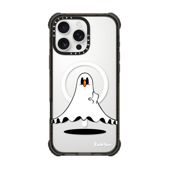 Koichi Yairi x CASETiFY iPhone 16 Pro Max Case Cartoon,Pop Art Black ウルトラ インパクトケース MagSafe 対応 Moony ghost Mother's Day Koichi Yairi x CASETiFY iPhone 16 Pro Max Case Cartoon,Pop Art Black ウルトラ インパクトケース MagSafe 対応 Moony ghost Mother's Day