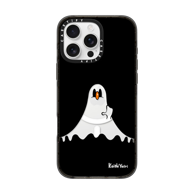 Koichi Yairi x CASETiFY iPhone 16 Pro Max Case Cartoon,Pop Art Black Impact Case MagSafe Compatible Ghost Moony Father's Day Koichi Yairi x CASETiFY iPhone 16 Pro Max Case Cartoon,Pop Art Black Impact Case MagSafe Compatible Ghost Moony Father's Day