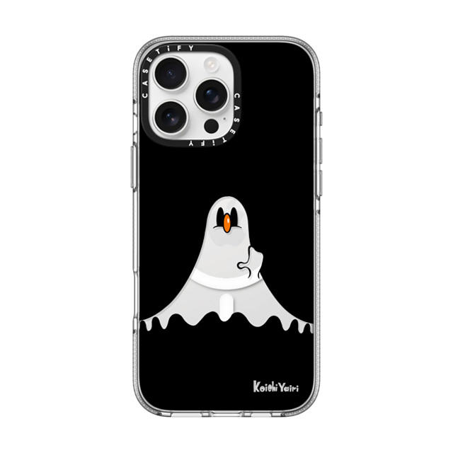 Koichi Yairi x CASETiFY iPhone 16 Pro Max Case Cartoon,Pop Art Clear Clear Case MagSafe Compatible Ghost Moony Father's Day Koichi Yairi x CASETiFY iPhone 16 Pro Max Case Cartoon,Pop Art Clear Clear Case MagSafe Compatible Ghost Moony Father's Day