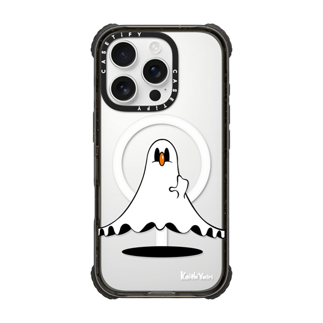 Koichi Yairi x CASETiFY iPhone 16 Pro Case Cartoon,Pop Art Black ウルトラ インパクトケース MagSafe 対応 Moony ghost Back to School Koichi Yairi x CASETiFY iPhone 16 Pro Case Cartoon,Pop Art Black ウルトラ インパクトケース MagSafe 対応 Moony ghost Back to School