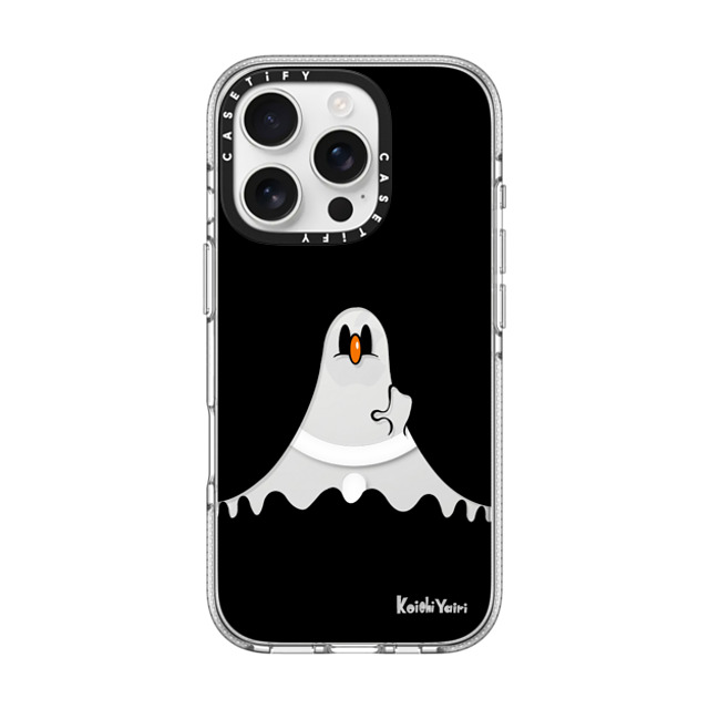 Koichi Yairi x CASETiFY iPhone 16 Pro Case Cartoon,Pop Art Clear Clear Case MagSafe Compatible Ghost Moony Father's Day Koichi Yairi x CASETiFY iPhone 16 Pro Case Cartoon,Pop Art Clear Clear Case MagSafe Compatible Ghost Moony Father's Day