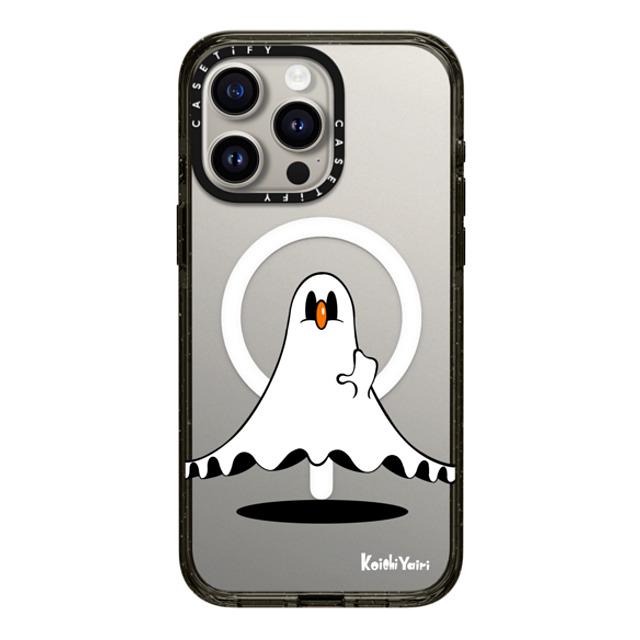 Koichi Yairi x CASETiFY iPhone 15 Pro Max Case Cartoon,Pop Art Black Impact Case MagSafe Compatible Moony ghost Back to School Koichi Yairi x CASETiFY iPhone 15 Pro Max Case Cartoon,Pop Art Black Impact Case MagSafe Compatible Moony ghost Back to School