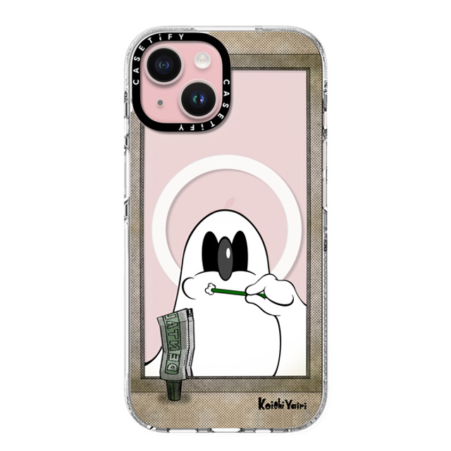 Koichi Yairi x CASETiFY iPhone 15 Case Cartoon,Pop Art Clear Clear Case MagSafe Compatible Ghost & Miller Mother's Day Koichi Yairi x CASETiFY iPhone 15 Case Cartoon,Pop Art Clear Clear Case MagSafe Compatible Ghost & Miller Mother's Day