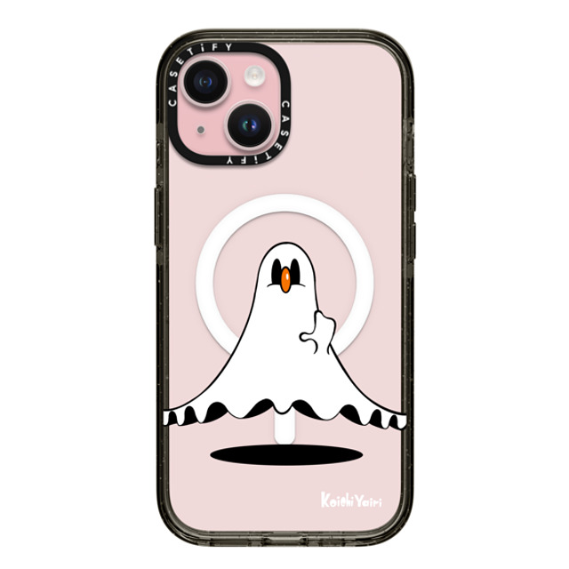 Koichi Yairi x CASETiFY iPhone 15 Case Cartoon,Pop Art Black Impact Case MagSafe Compatible Moony ghost Back to School Koichi Yairi x CASETiFY iPhone 15 Case Cartoon,Pop Art Black Impact Case MagSafe Compatible Moony ghost Back to School