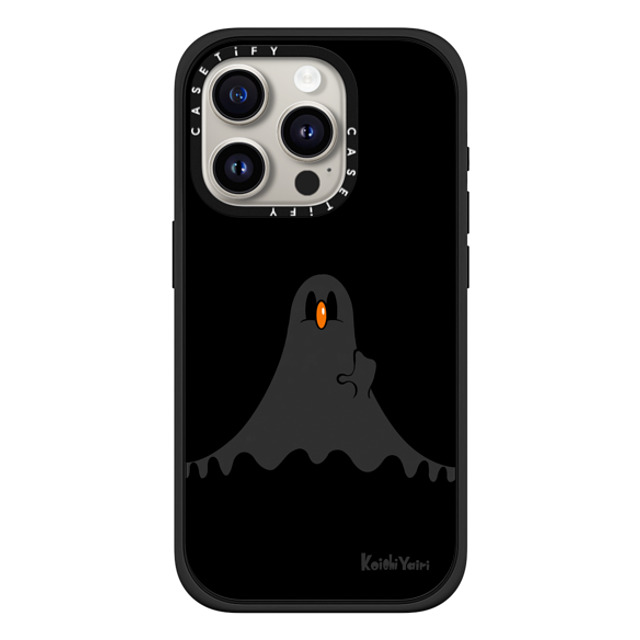 Koichi Yairi x CASETiFY iPhone 15 Pro ケース Cartoon,Pop Art マットブラック インパクトケース MagSafe対応 Ghost Moony Father's Day Koichi Yairi x CASETiFY iPhone 15 Pro ケース Cartoon,Pop Art マットブラック インパクトケース MagSafe対応 Ghost Moony Father's Day