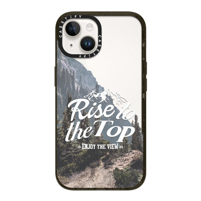 Girl Knows All x CASETiFY iPhone 14 ケース ブラック インパクトケース Rise to the Top