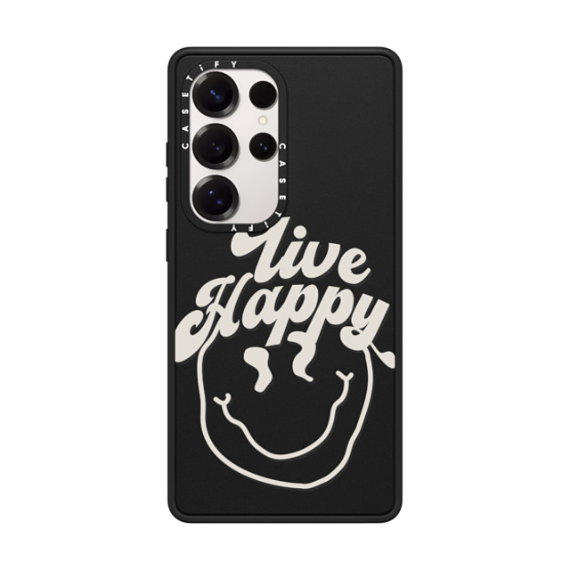 Girl Knows All x CASETiFY Galaxy S25 Ultra ケース Quote,Chrome マットブラック マグネット式 インパクトケース Live Happy, Clear Back to School Girl Knows All x CASETiFY Galaxy S25 Ultra ケース Quote,Chrome マットブラック マグネット式 インパクトケース Live Happy, Clear Back to School