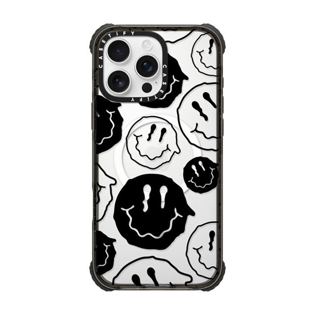 Girl Knows All x CASETiFY iPhone 16 Pro Max Case Black ウルトラ インパクトケース MagSafe 対応 Black Smile Girl Knows All x CASETiFY iPhone 16 Pro Max Case Black ウルトラ インパクトケース MagSafe 対応 Black Smile
