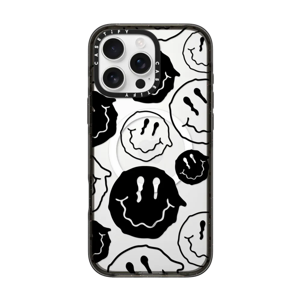 Impact iPhone 16 Pro Max Case MagSafe Compatible - Black Smile