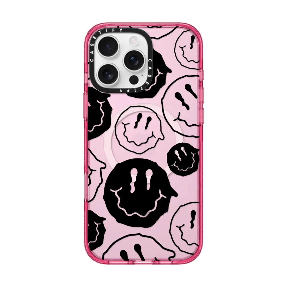 Impact iPhone 16 Pro Max Case MagSafe Compatible - Black Smile