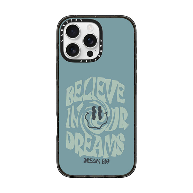Girl Knows All x CASETiFY iPhone 16 Pro Max ケース Quote,Typography ブラック インパクトケース Believe In Your Dreams Father's Day Girl Knows All x CASETiFY iPhone 16 Pro Max ケース Quote,Typography ブラック インパクトケース Believe In Your Dreams Father's Day