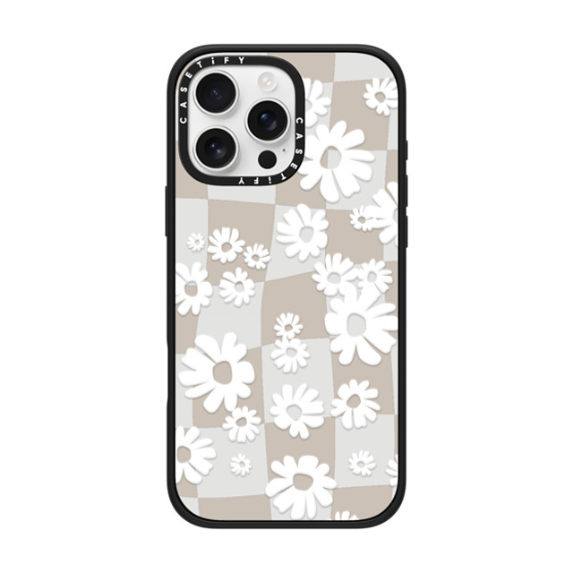 Girl Knows All x CASETiFY iPhone 16 Pro Max Case Floral,Nature Matte Black Impact Case MagSafe Compatible Flower Check Father's Day Girl Knows All x CASETiFY iPhone 16 Pro Max Case Floral,Nature Matte Black Impact Case MagSafe Compatible Flower Check Father's Day