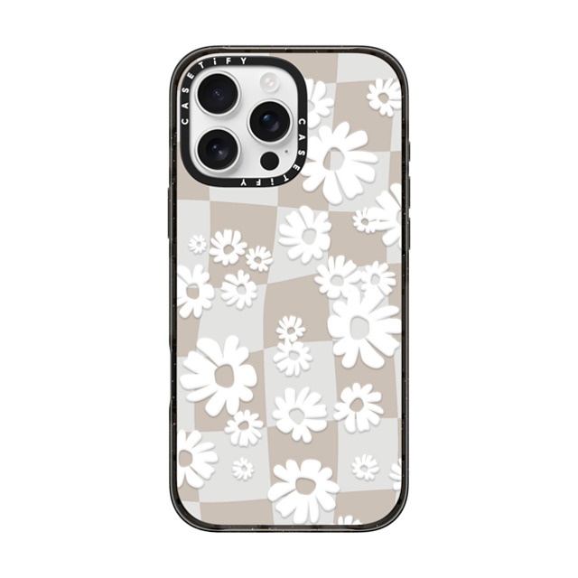 Girl Knows All x CASETiFY iPhone 16 Pro Max Case Floral,Nature Black Impact Case Flower Check Father's Day Girl Knows All x CASETiFY iPhone 16 Pro Max Case Floral,Nature Black Impact Case Flower Check Father's Day