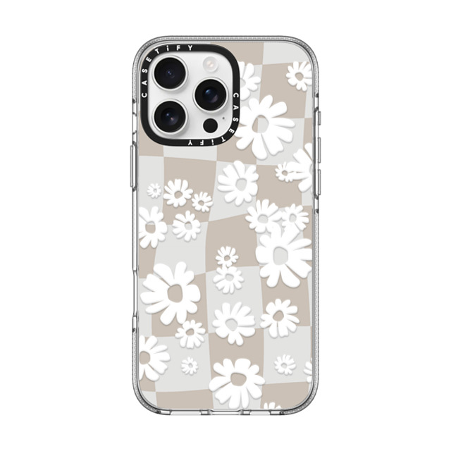 Girl Knows All x CASETiFY iPhone 16 Pro Max Case Floral,Nature Clear Clear Case MagSafe Compatible Flower Check Father's Day Girl Knows All x CASETiFY iPhone 16 Pro Max Case Floral,Nature Clear Clear Case MagSafe Compatible Flower Check Father's Day