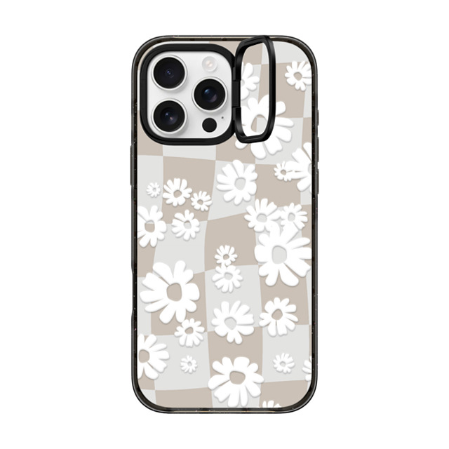 Girl Knows All x CASETiFY iPhone 16 Pro Max Case Floral,Nature Black インパクトリングスタンドケース MagSafe対応 Flower Check Father's Day Girl Knows All x CASETiFY iPhone 16 Pro Max Case Floral,Nature Black インパクトリングスタンドケース MagSafe対応 Flower Check Father's Day