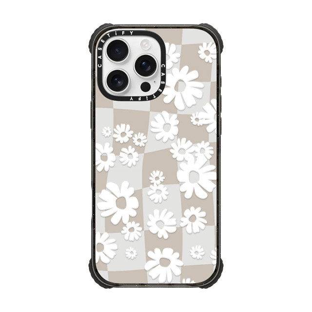 Girl Knows All x CASETiFY iPhone 16 Pro Max Case Floral,Nature Black ウルトラ インパクトケース MagSafe 対応 Flower Check Father's Day Girl Knows All x CASETiFY iPhone 16 Pro Max Case Floral,Nature Black ウルトラ インパクトケース MagSafe 対応 Flower Check Father's Day