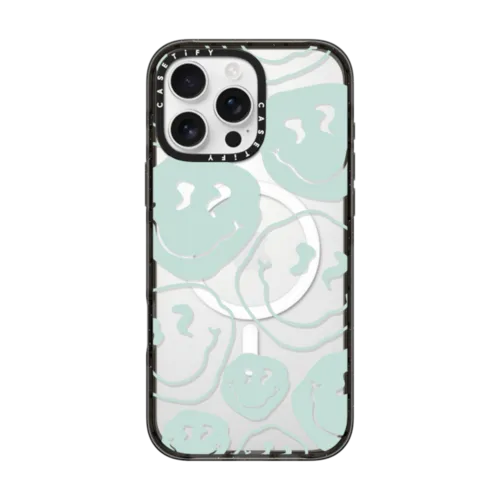 iPhone 16 Pro Max - Aqua Smile Transparent