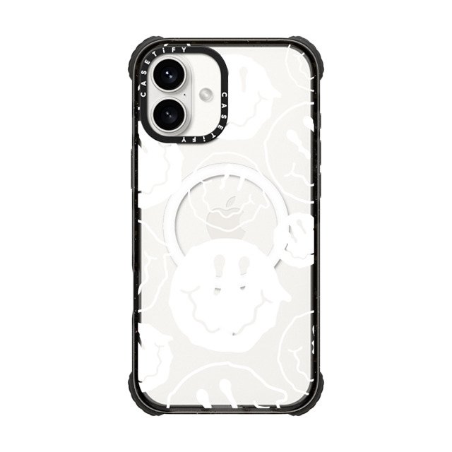 Girl Knows All x CASETiFY iPhone 16 Plus Case Black ウルトラ インパクトケース MagSafe 対応 White Smile Girl Knows All x CASETiFY iPhone 16 Plus Case Black ウルトラ インパクトケース MagSafe 対応 White Smile