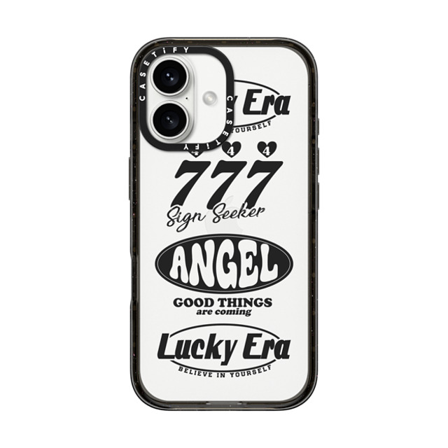 Girl Knows All x CASETiFY iPhone 16 ケース ブラック インパクトケース Angel Baby! Black, Mirror