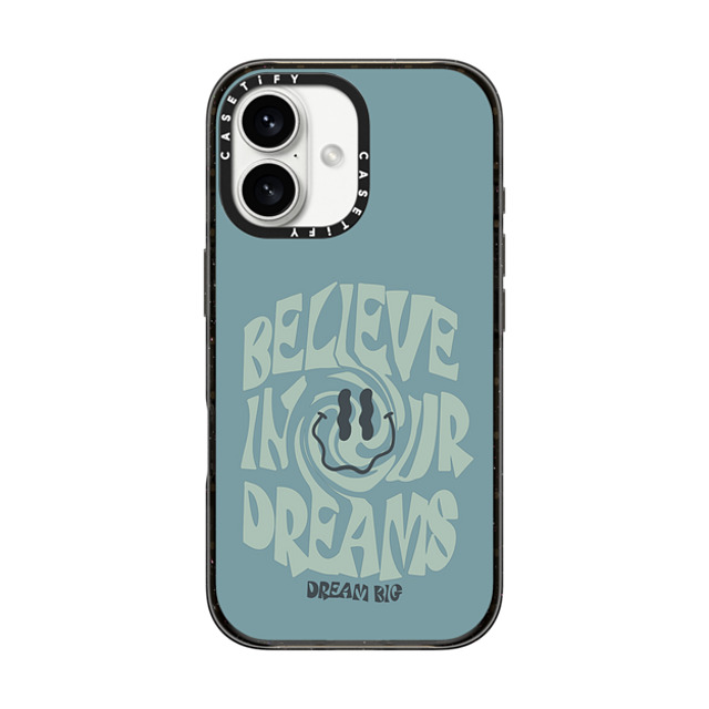 Girl Knows All x CASETiFY iPhone 16 Case Quote,Typography ブラック インパクトケース Believe In Your Dreams Mother's Day Girl Knows All x CASETiFY iPhone 16 Case Quote,Typography ブラック インパクトケース Believe In Your Dreams Mother's Day