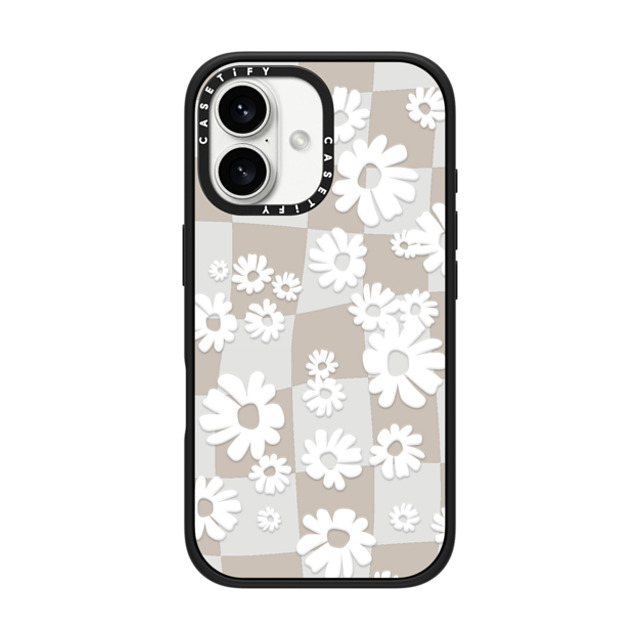Girl Knows All x CASETiFY iPhone 16 ケース Floral,Nature マットブラック インパクトケース MagSafe対応 Flower Check Father's Day Girl Knows All x CASETiFY iPhone 16 ケース Floral,Nature マットブラック インパクトケース MagSafe対応 Flower Check Father's Day