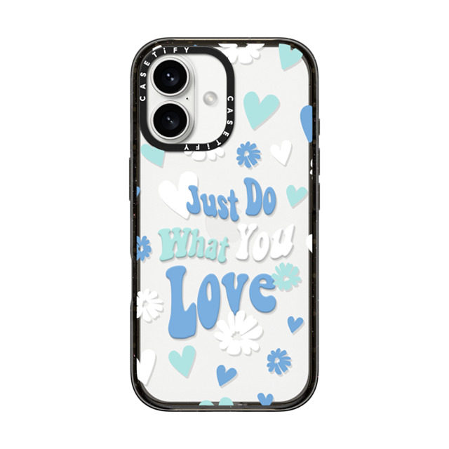 Girl Knows All x CASETiFY iPhone 16 Case Floral,Quote Black インパクトケース Do What You Love Mother's Day Girl Knows All x CASETiFY iPhone 16 Case Floral,Quote Black インパクトケース Do What You Love Mother's Day