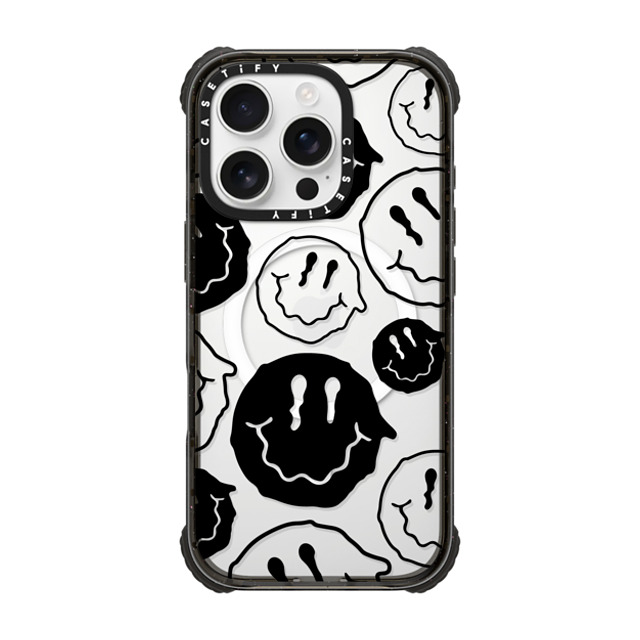 Girl Knows All x CASETiFY iPhone 16 Pro ケース Quote,Typography ブラック ウルトラ インパクトケース MagSafe 対応 Black Smile Mother's Day Girl Knows All x CASETiFY iPhone 16 Pro ケース Quote,Typography ブラック ウルトラ インパクトケース MagSafe 対応 Black Smile Mother's Day