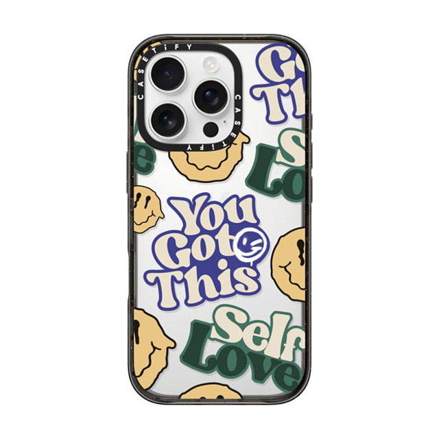 Girl Knows All x CASETiFY iPhone 16 Pro Case Quote,Typography Black インパクトケース Positivity Collage Back to School Girl Knows All x CASETiFY iPhone 16 Pro Case Quote,Typography Black インパクトケース Positivity Collage Back to School