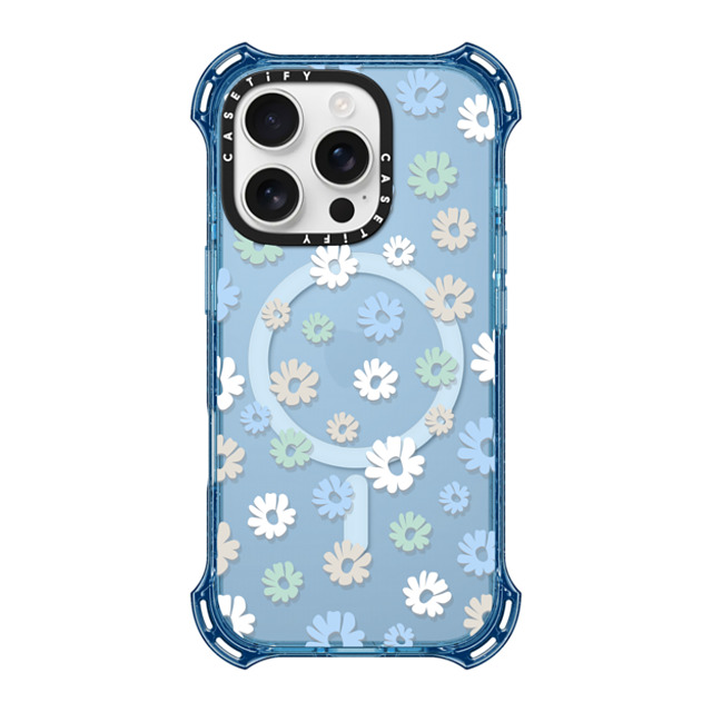 Girl Knows All x CASETiFY iPhone 16 Pro Case ベイビーブルー バウンスケース Flower Baby! Girl Knows All x CASETiFY iPhone 16 Pro Case ベイビーブルー バウンスケース Flower Baby!