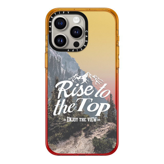 Girl Knows All x CASETiFY iPhone 15 Pro Max Case Nature,Quote Peach Haze Impact Case Rise to the Top Back to School Girl Knows All x CASETiFY iPhone 15 Pro Max Case Nature,Quote Peach Haze Impact Case Rise to the Top Back to School