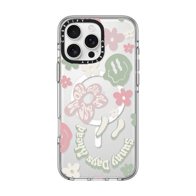 Girl Knows All x CASETiFY iPhone 16 Pro Max Case Sticker,Quote クリア クリア ケース MagSafe対応 Sunny Days Ahead Collage Back to School Girl Knows All x CASETiFY iPhone 16 Pro Max Case Sticker,Quote クリア クリア ケース MagSafe対応 Sunny Days Ahead Collage Back to School