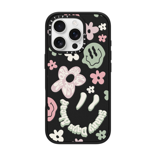 Girl Knows All x CASETiFY iPhone 16 Pro Case Sticker,Quote Matte Black Impact Case MagSafe Compatible Sunny Days Ahead Collage Back to School Girl Knows All x CASETiFY iPhone 16 Pro Case Sticker,Quote Matte Black Impact Case MagSafe Compatible Sunny Days Ahead Collage Back to School