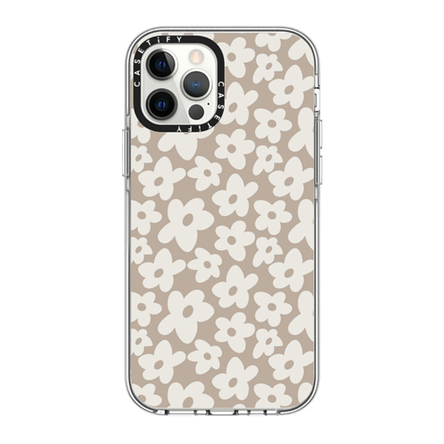 Girl Knows All x CASETiFY iPhone 12 Pro Case Floral,Cartoon クリア クリア ケース MagSafe対応 Natural Flower Back to School Girl Knows All x CASETiFY iPhone 12 Pro Case Floral,Cartoon クリア クリア ケース MagSafe対応 Natural Flower Back to School