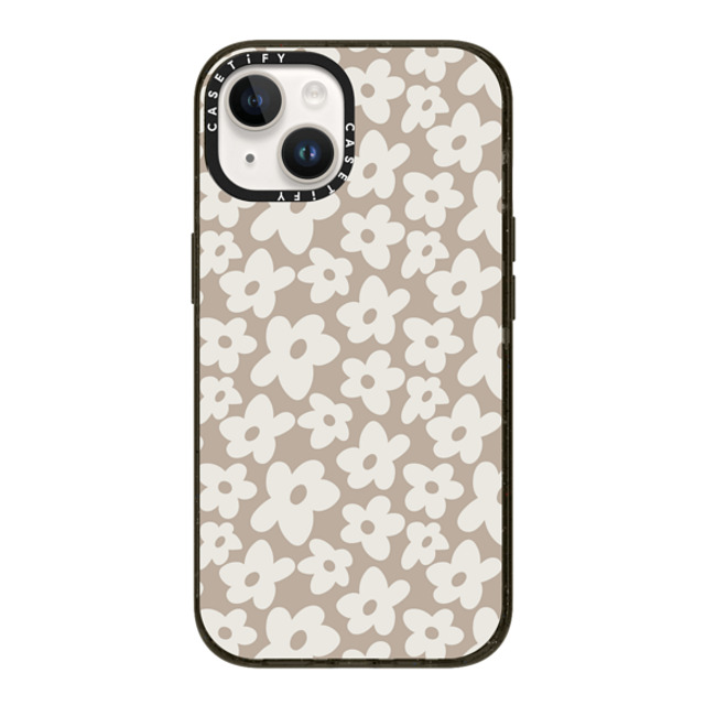 Girl Knows All x CASETiFY iPhone 14 ケース ブラック インパクトケース Natural Flower