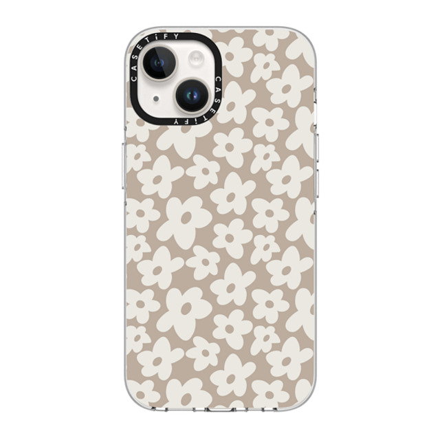 Girl Knows All x CASETiFY iPhone 14 ケース クリア クリア ケース MagSafe対応 Natural Flower