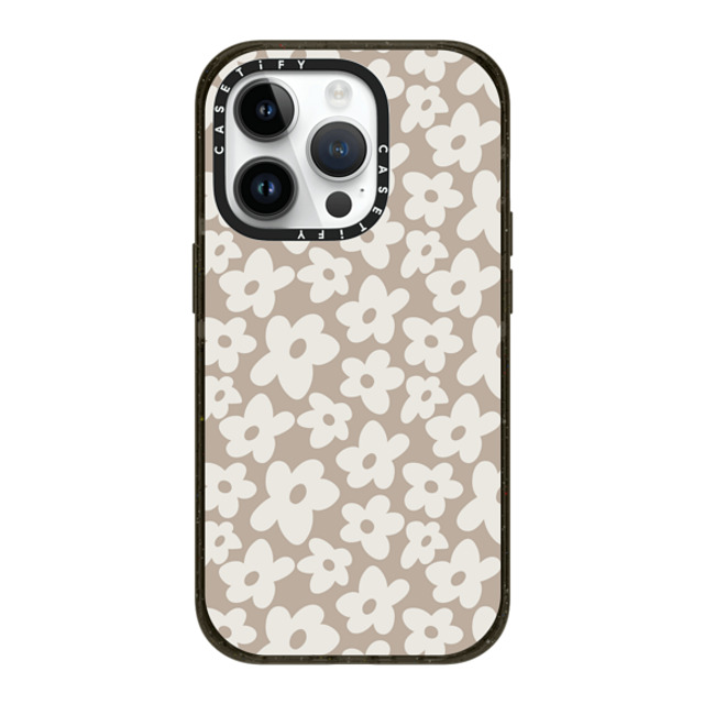 Girl Knows All x CASETiFY iPhone 14 Pro ケース ブラック インパクトケース MagSafe対応 Natural Flower