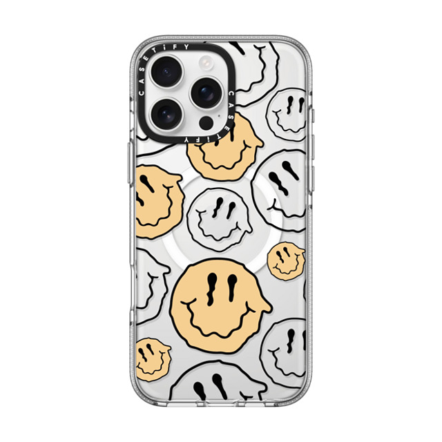 Girl Knows All x CASETiFY iPhone 16 Pro Max ケース クリア クリア ケース MagSafe対応 Smile Transparent