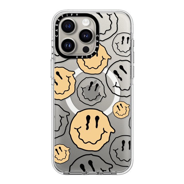 Girl Knows All x CASETiFY iPhone 15 Pro Max ケース クリア クリア ケース MagSafe対応 Smile Transparent