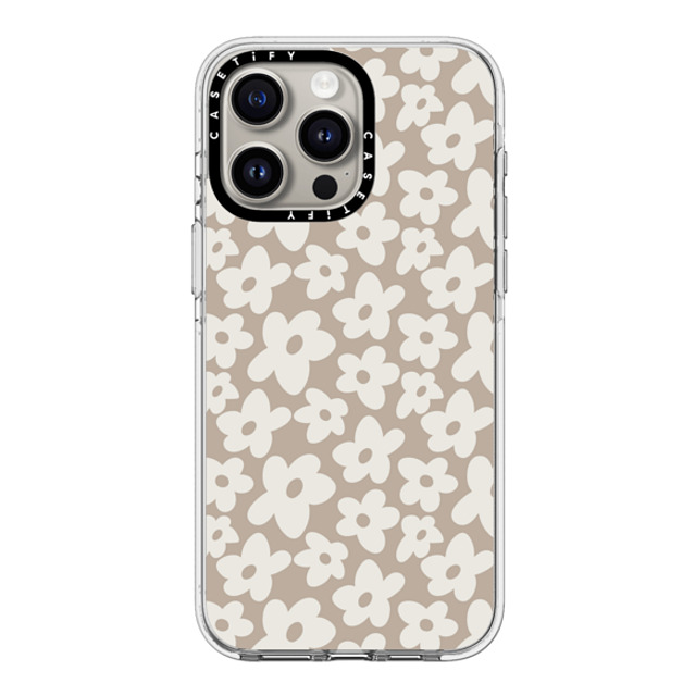 Girl Knows All x CASETiFY iPhone 15 Pro Max ケース クリア クリア ケース MagSafe対応 Natural Flower