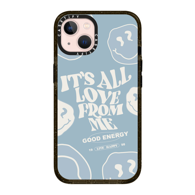 Girl Knows All x CASETiFY iPhone 13 ケース ブラック インパクトケース It's All Love From Me